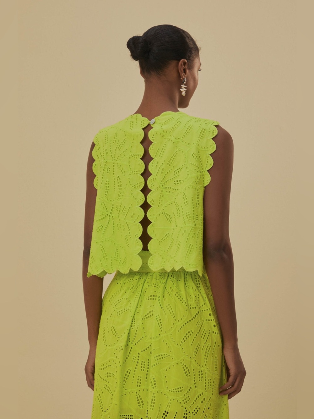Farm Rio Green Monstera Eyelet Set - Picture 4 of 14